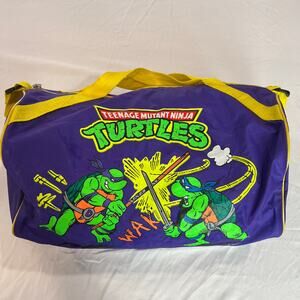 *Rare Vintage Teenage Mutant Ninja Turtles Duffle (1989)